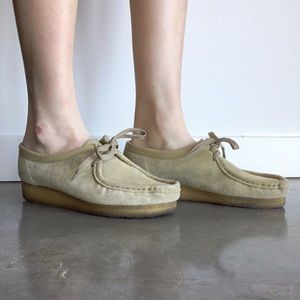 Women’s Clarks Suede Wallabees
